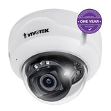 Vivotek - FD839-EHTV-1Y - VORTEX Essent. 5MP IR IP66 Remote Focus Dome w/ 1-yr license