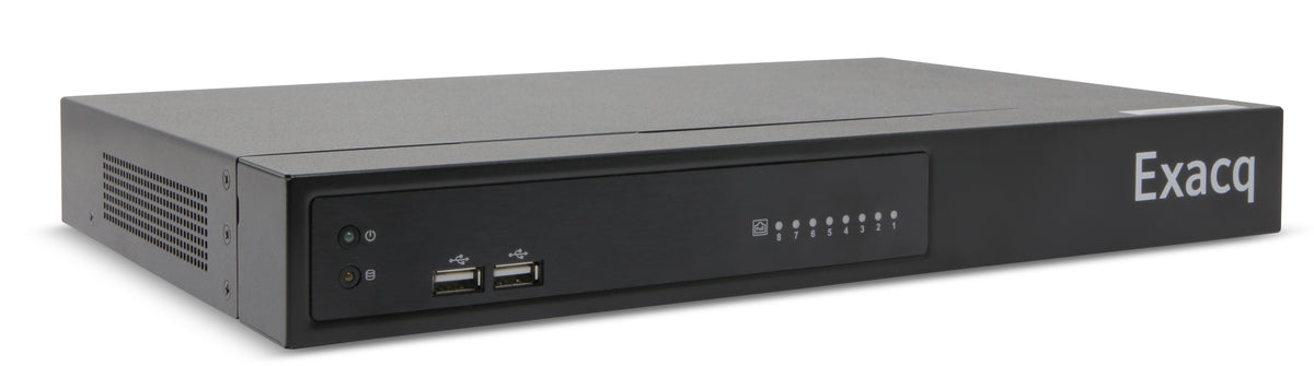 ExacqVision - IP08-08T-GPL-E - 8TB PoE+ G-Series IP Desktop NVR Linux with 8 IP Enterprise licenses (8 max)