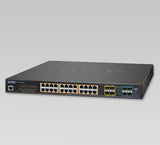 Planet - GS-5220-24UP4X - L2+ 24-Port 10/100/1000T Ultra PoE + 4-Port 10G SFP+ Managed Switch (400W)