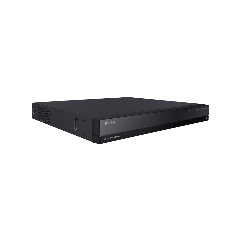 Hanwha - HRX-1634-12TB - 5-in-1 16CH Pentabrid DVR- 12TB Raw Storage, AHD, HDTVI, HDCVI (up to 8MP), Total 18CH(Analog Maximum 16CH and 2 Network Maximum 18CH), Analog Camera up 8MP(15/12fps), 5MP(20/12fps), 4MP(30/25fps), 2MP(30/25fps),1MP(30/25fps)
