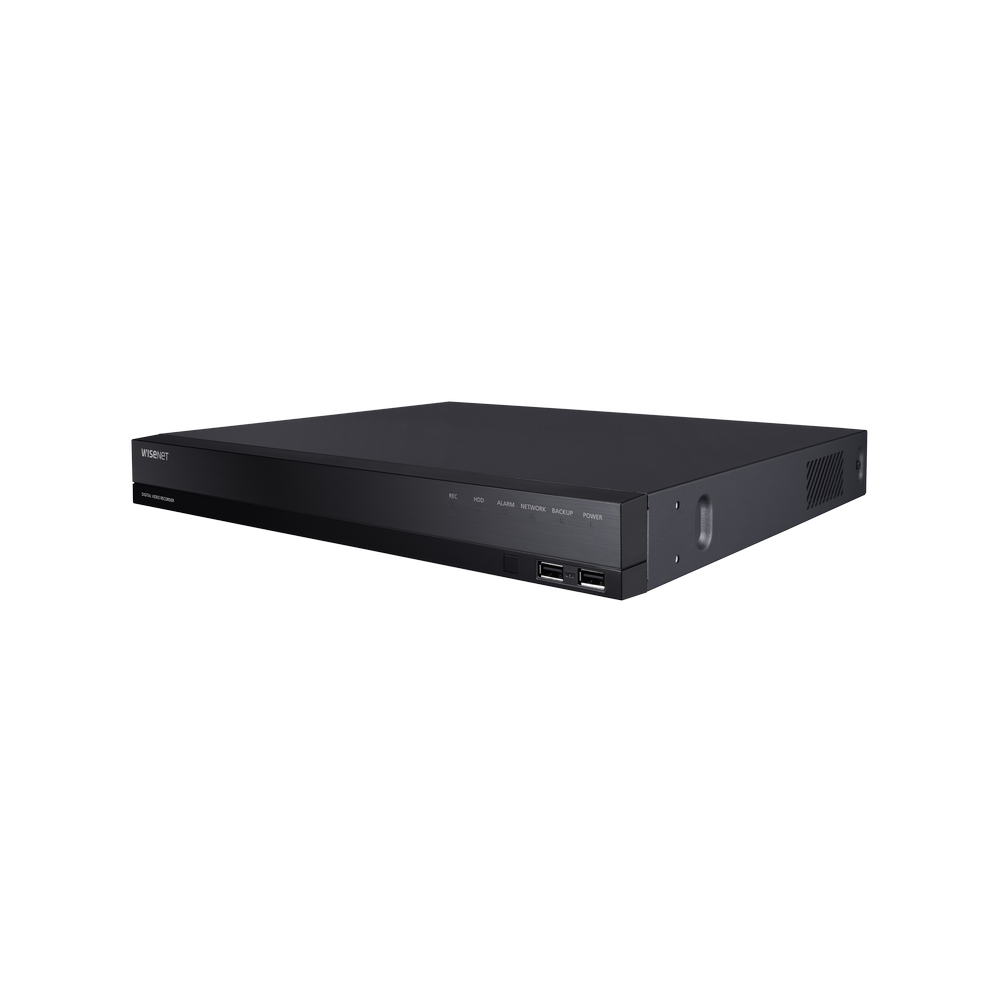 Hanwha - HRX-1634-12TB - 5-in-1 16CH Pentabrid DVR- 12TB Raw Storage, AHD, HDTVI, HDCVI (up to 8MP), Total 18CH(Analog Maximum 16CH and 2 Network Maximum 18CH), Analog Camera up 8MP(15/12fps), 5MP(20/12fps), 4MP(30/25fps), 2MP(30/25fps),1MP(30/25fps)