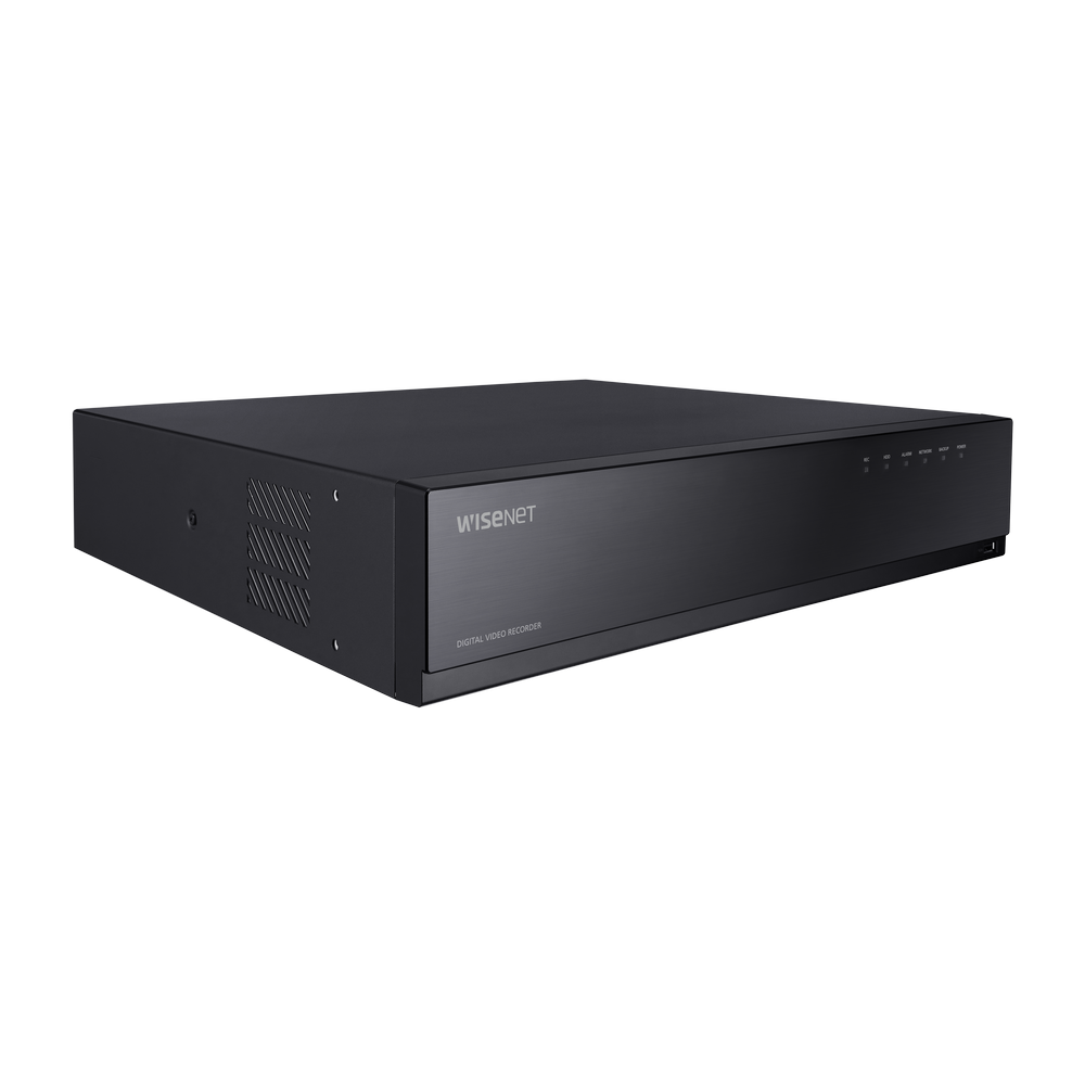 Hanwha - HRX-1635-12TB - 5-in-1 16CH Pentabrid DVR- 12TB Raw Storage, AHD, HDTVI, HDCVI (up to 8MP), Total 18CH(Analog Maximum 16CH and 2 Network Maximum 18CH), Analog Camera up 8MP(15/12fps), 5MP(20/12fps), 4MP(30/25fps), 2MP(30/25fps),1MP(30/25fps)