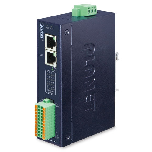 Planet - IECS-1116-DO - Industrial EtherCAT Slave I/O Module with Isolated 16-ch Digital Output (-40 to 75 C)