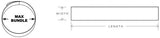 Rip-Tie - H-21-WO - One Inch Wide Original CableWrap with Write-On Pull Tab 1" x 21