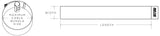 Rip-Tie - D-15-WO - 1-1/2 Inch Wide Original CableWrap with Write-On 1-1/2" x 15