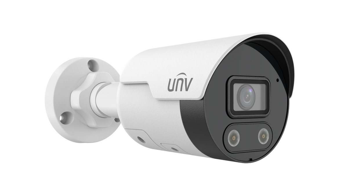 Uniview - IPC2124SB-ADF28KMC-I1 - 4MP WDR Dual-light Alarm Bullet Network Camera 