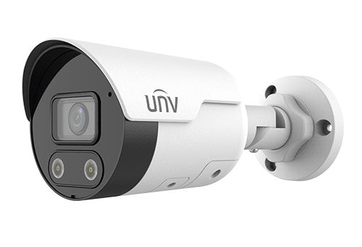 Uniview - IPC2124SR3-ADF28KMC-DL - UNV 4MP Dual Light Fixed Bullet, 2.8mm, Built-in Mic & Speaker