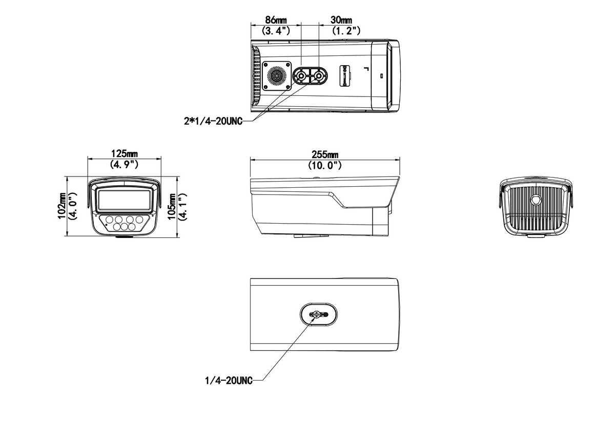 UNV - IPC245LP-ADF40KC-WP - UNV 5MP Wise-ISP Owlview Fixed Bullet Network Camera(4.0mm)