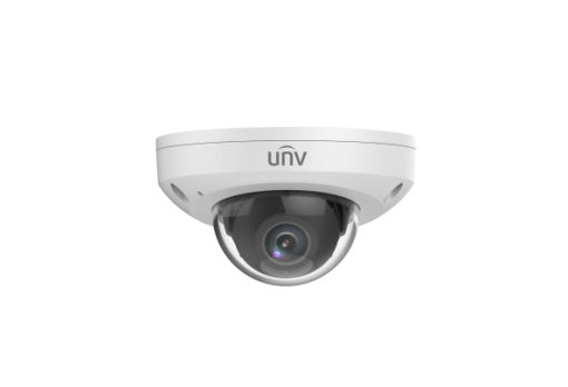 Uniview - IPC318SR3-ADF28KM-G - 8MP Network Fixed Mini Dome(2.8mm,30m IR, UMD,LightHunter, WDR,SD Slot,3 Axis,PoE,Built-in MicroPhone,Audio)