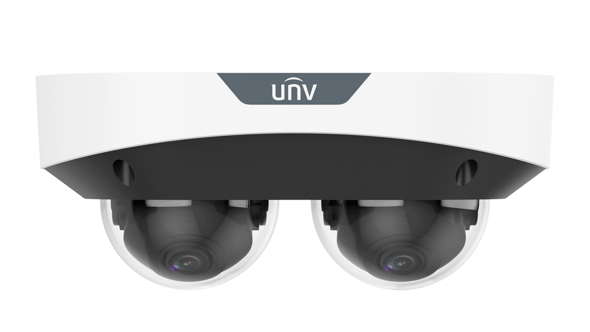 Uniview - IPC3222SS-ADF40K-I1 - UNV 2MP Dual Lens Non-Splicing Dome Camera, 4.0mm