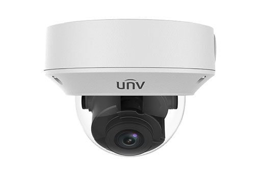 Uniview - IPC3232SA-DZK - UNV 2MP Motorized VF Vandal-resistent Network IR Fixed Dome Camera(Super LightHunter, Built in AI algorithm, 2.8-12mm,WDR,PoE,RJ45,SD Slot, Full cable)