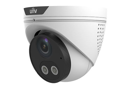 Uniview - IPC3614SR3-ADF28KMC-DL - UNV 4MP Dual Light Fixed Turret, 2.8mm, Built-in Mic & Speaker