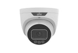 UNV - IPC3635SS-ADF28KMC-I1 - UNV 5MP Tri-guard 2.0 Turret, 2.8mm(F1.0, Red&Blue light, Alarm&Audio interfaces)