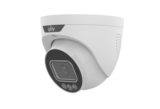 UNV - IPC3635SS-ADF28KMC-I1 - UNV 5MP Tri-guard 2.0 Turret, 2.8mm(F1.0, Red&Blue light, Alarm&Audio interfaces)
