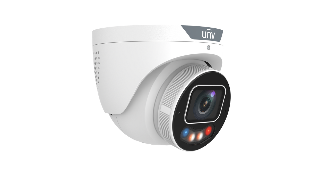 Uniview - IPC3638SE-ADF28KMC-WP-I1N - 8MP Dual-light Eyeball Warning Network Camera