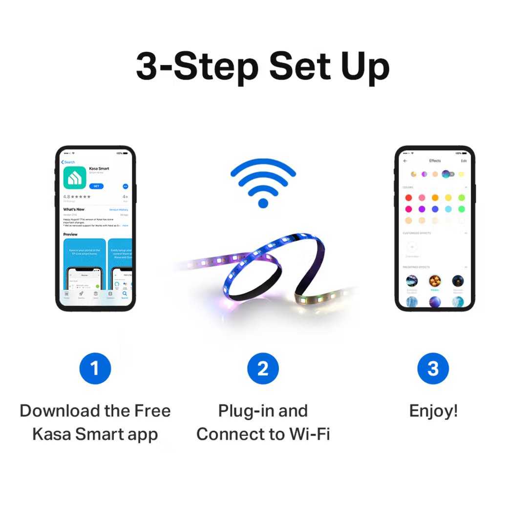 TP-Link - KL430 - KASA SMART LIGHT STRIP ACCS MULTICOLOR SMART HOME