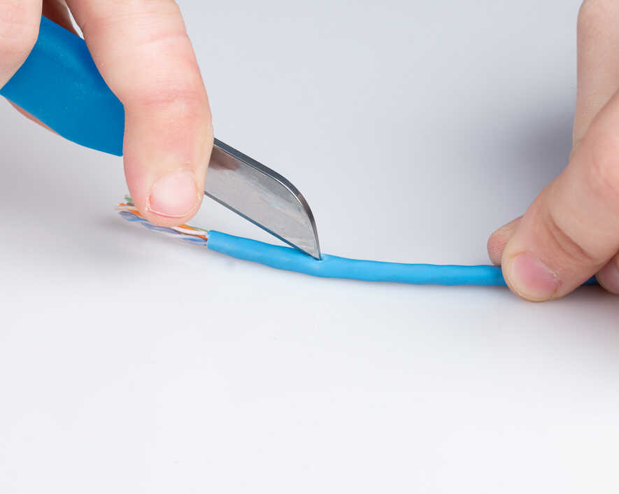 Jonard Tools - KN-7 - Ergonomic Cable Splicing Knife