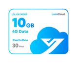 Luminys - LCL-DATA10GP - LumiCloud 4G Data 10GB Puerto Rico: 30 Day Data Plan
