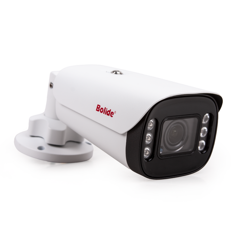 BOLIDE - BC1536/AHN - 5.0MP / 4.0MP / 2.0MP 9-in-1  AHD / TVI / CVI / Analog Bullet Camera, 1/2.7 CMOS, 2.8 to 12mm Varifocal Lens, IR Up to 100 ft., Control Over Coax, OSD, Quickswitch, 12VDC, White