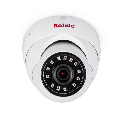 BOLIDE - BC1509IROD/28W - 5.0MP AHD / TVI / CVI / Analog Eyeball Camera, 1/2.7 CMOS, 2.8mm Wide Angle Lens, IR Up to 65 ft., Control Over Coax, OSD, Quickswitch, 12VDC, White