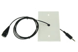 ETS - ML1-HDU - Un-Pre-Amplified, Hanging, Uni-Directional Microphone, 6' 3.5mm Cord
