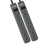 MINUTEMAN - MMS362P - Surge Strip 6-outlet Twin Pack 241J