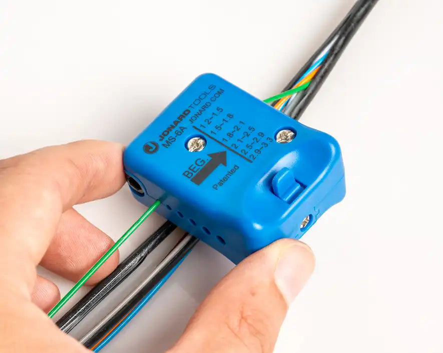 Jonard - MS-6A - Mid Span Slitter for Air Blown Fiber 1.2 mm-3.3 mm