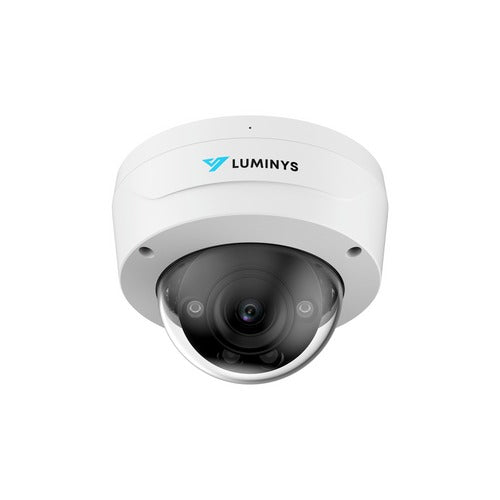 Luminys - N3D-8LA2 - N3-L Starter Series 8MP LumiLuxSmart IP Standard Size Dome 2.8 mm, IR, White-light LEDs, and Dual-mode