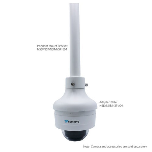Luminys - N3D-8LA2 - N3-L Starter Series 8MP LumiLuxSmart IP Standard Size Dome 2.8 mm, IR, White-light LEDs, and Dual-mode