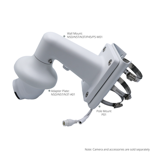 Luminys - N3T-4LA2 - N3-L Starter Series 4MP LumiLuxSmart IP Mini Size Turret 2.8 mm, IR, White-light LEDs, and Dual-mode