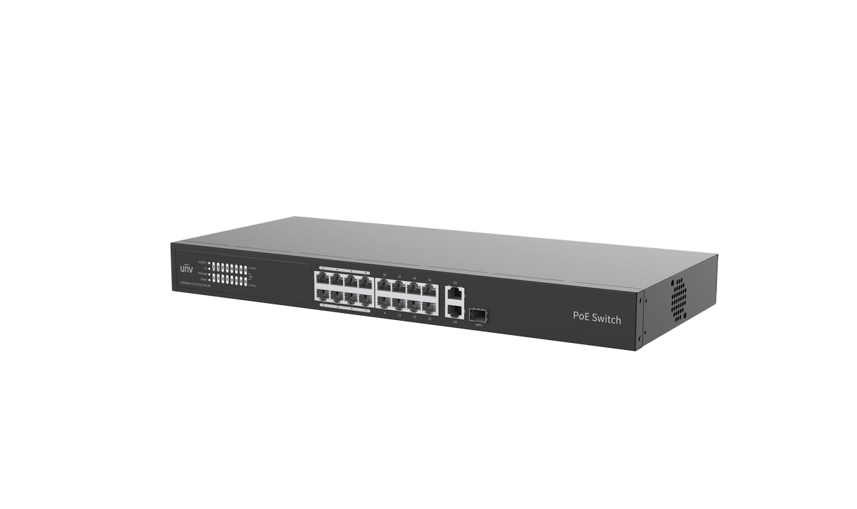 UNV - NSW3000-16T1GT1GC-POE-IN - UNV Ethernet 16 Port 250W Cloud Managed Ethernet PoE Switch