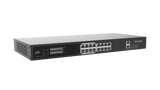 UNV - NSW3000-17GT1GP1GC-POE-IN - UNV Giga 16 Port 250W Cloud Managed Ethernet PoE Switch