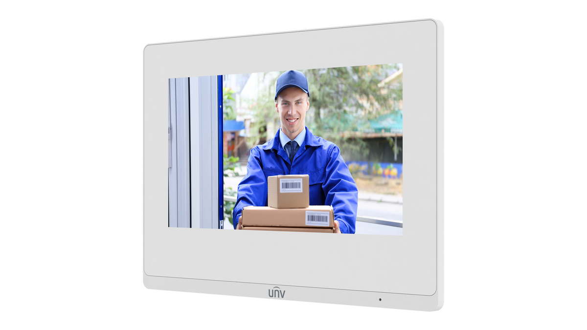 UNV - OEI-372S-H-W-Z - Wall Mounted 7-inch Indoor Station
(Open wire installation)