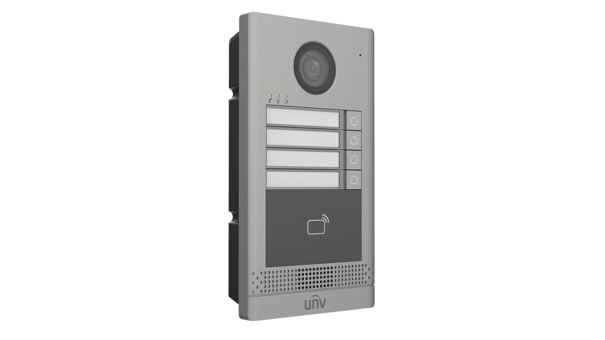 UNV - OEU-202S-HMK4 - Villa Door Station (Metal, 4-button)