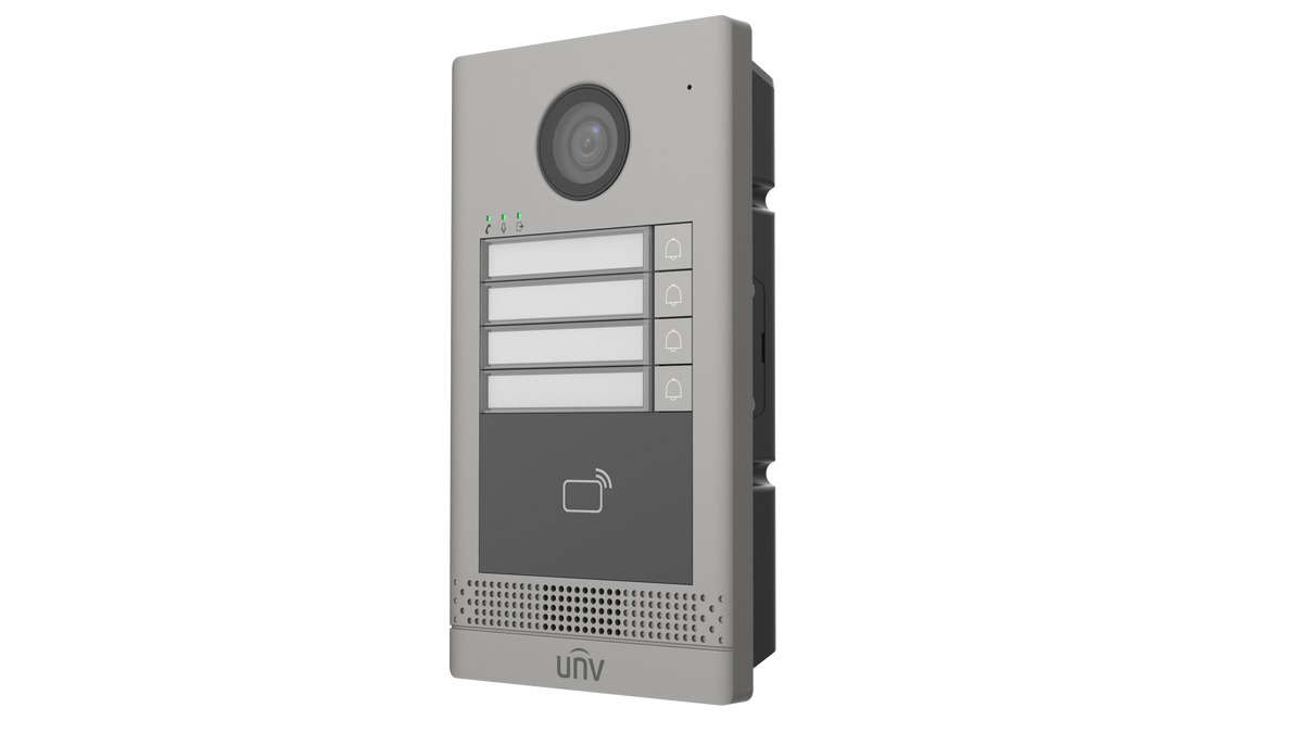 UNV - OEU-202S-HMK4 - Villa Door Station (Metal, 4-button)