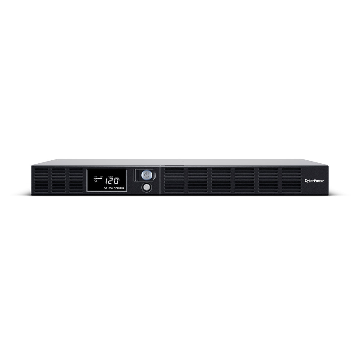 CYBERPOWER - OR1000LCDRM1U - 1000VA/600W 1U Rackmount UPS, 6 NEMA 5-15R Outlets, NEMA 5-15P Plug, 10 Ft. Cord, LCD, AVR, USB, Relay, SNMP, PowerPanel Business Software, 3 Year Warranty