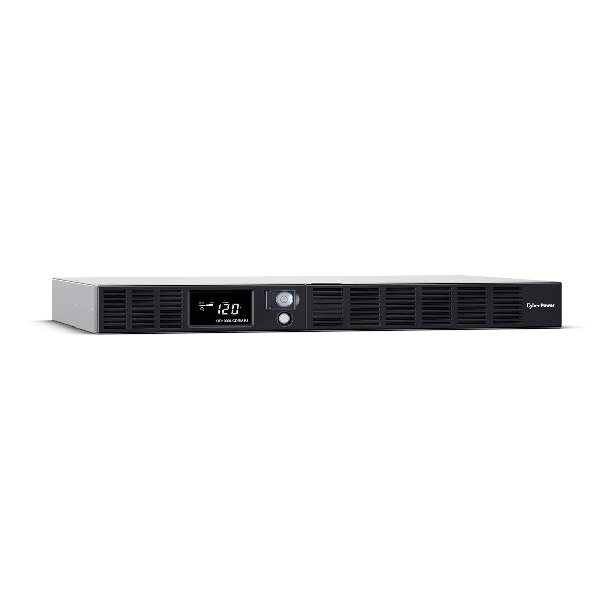 CYBERPOWER - OR1000LCDRM1U - 1000VA/600W 1U Rackmount UPS, 6 NEMA 5-15R Outlets, NEMA 5-15P Plug, 10 Ft. Cord, LCD, AVR, USB, Relay, SNMP, PowerPanel Business Software, 3 Year Warranty