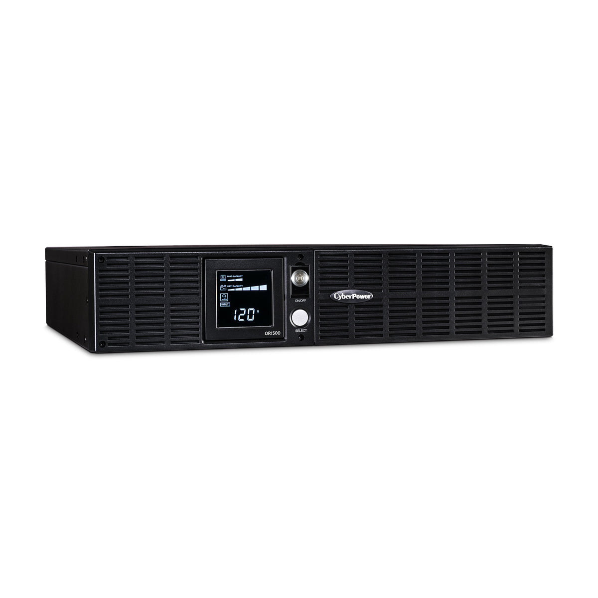 CYBERPOWER - OR1500LCDRT2U - 1500VA/900W, Simulated Sine Wave, 2U, NEMA 5-15P, 10 ft cord, 8 NEMA 5-15R, USB, Serial, SNMP, PowerPanel Business Edition software, Yes, 3 year warranty