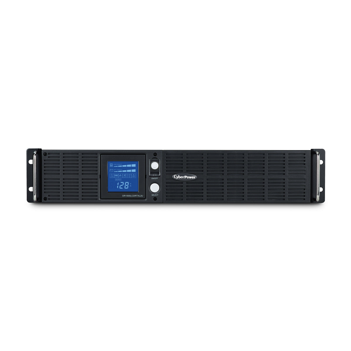 CYBERPOWER - OR1500LCDRTXL2U - 1500VA/1125W, Simulated Sine Wave, 2U, NEMA 5-15P, 10 ft cord, 8 NEMA 5-15R, USB, Serial, SNMP, EPO, PowerPanel Business Edition software, Yes, 3 year warranty