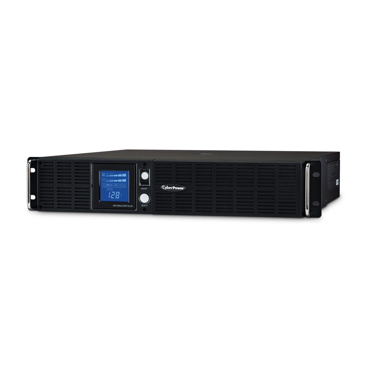 CYBERPOWER - OR1500LCDRTXL2U - 1500VA/1125W, Simulated Sine Wave, 2U, NEMA 5-15P, 10 ft cord, 8 NEMA 5-15R, USB, Serial, SNMP, EPO, PowerPanel Business Edition software, Yes, 3 year warranty