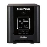 CYBERPOWER - OR1500PFCLCD - 1500VA/1050W, Pure Sine Wave, NEMA 5-15P, 6 ft cord, 8 x NEMA 5-15R, USB, Serial, PowerPanel Business Edition software, 3 year warranty