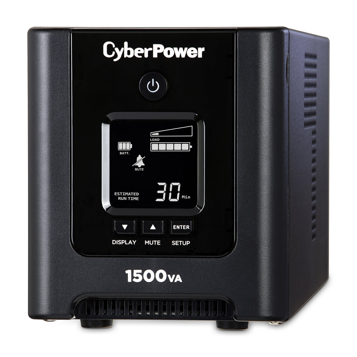 CYBERPOWER - OR1500PFCLCD - 1500VA/1050W, Pure Sine Wave, NEMA 5-15P, 6 ft cord, 8 x NEMA 5-15R, USB, Serial, PowerPanel Business Edition software, 3 year warranty