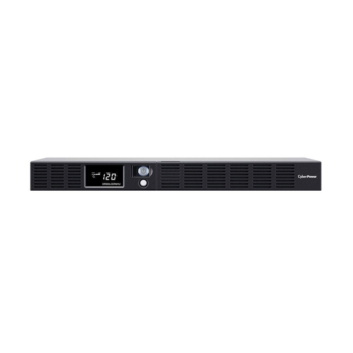 CYBERPOWER - OR500LCDRM1U - 500VA/300W 1U Rackmount UPS, 6 NEMA 5-15R Outlets, NEMA 5-15P Plug, 10 Ft. Cord, LCD, AVR, USB, Relay, SNMP, PowerPanel Business Software, 3 Year Warranty