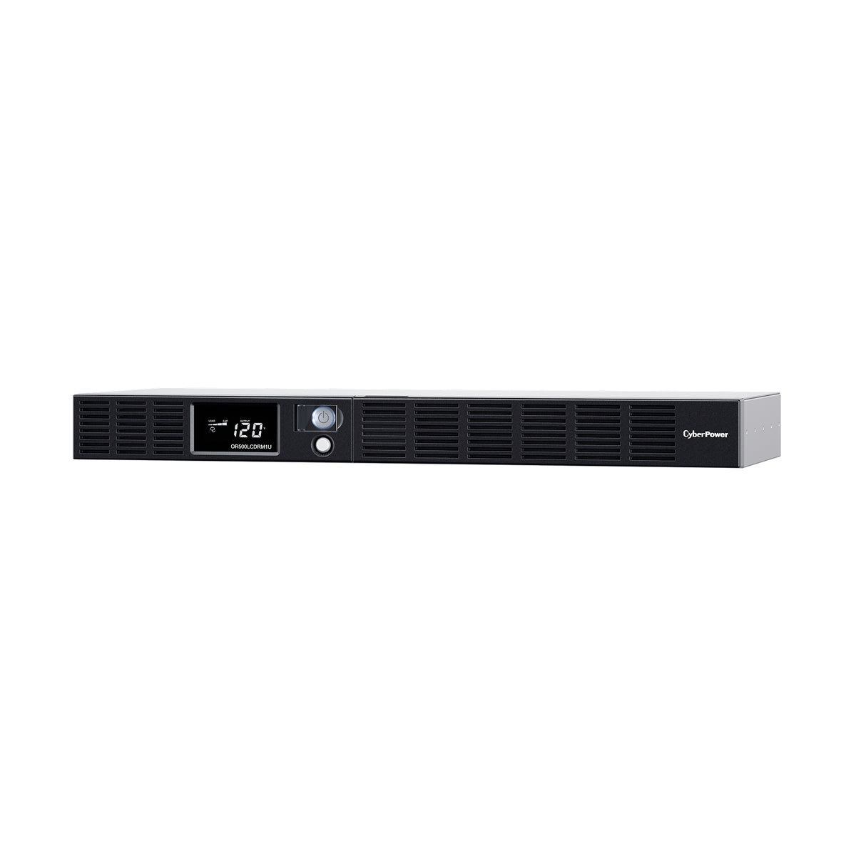 CYBERPOWER - OR500LCDRM1U - 500VA/300W 1U Rackmount UPS, 6 NEMA 5-15R Outlets, NEMA 5-15P Plug, 10 Ft. Cord, LCD, AVR, USB, Relay, SNMP, PowerPanel Business Software, 3 Year Warranty