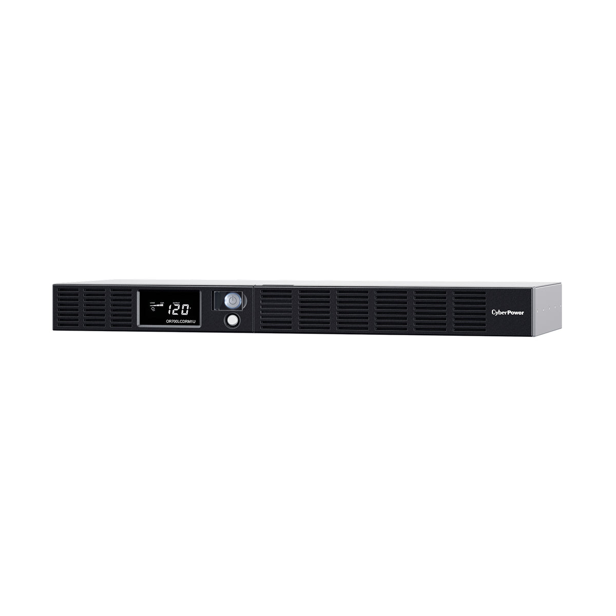 CYBERPOWER - OR700LCDRM1U - 700VA/400W, Simulated Sine Wave, 1U, NEMA 5-15P, 10 ft cord, 6 NEMA 5-15R, USB, Serial, SNMP, PowerPanel Business Edition software, Yes, 3 year warranty