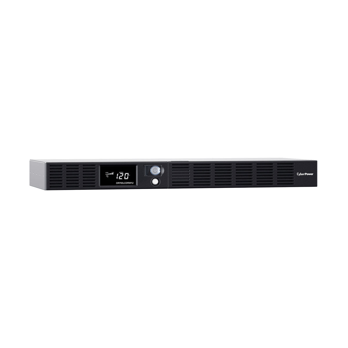 CYBERPOWER - OR700LCDRM1U - 700VA/400W, Simulated Sine Wave, 1U, NEMA 5-15P, 10 ft cord, 6 NEMA 5-15R, USB, Serial, SNMP, PowerPanel Business Edition software, Yes, 3 year warranty