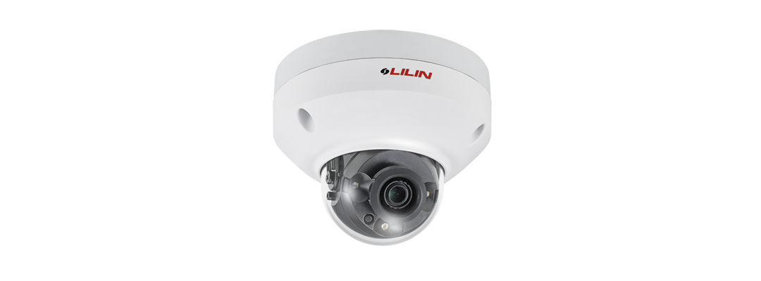 Lilin - P2R6322AE2 - 1080P Day and Night Fixed IR Vandal Resistant IP Dome Camera