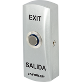 SECO-LARM - PB-5348-SQ - Illuminated Metal Pushbutton Switch – Flush-Mount with Backbox