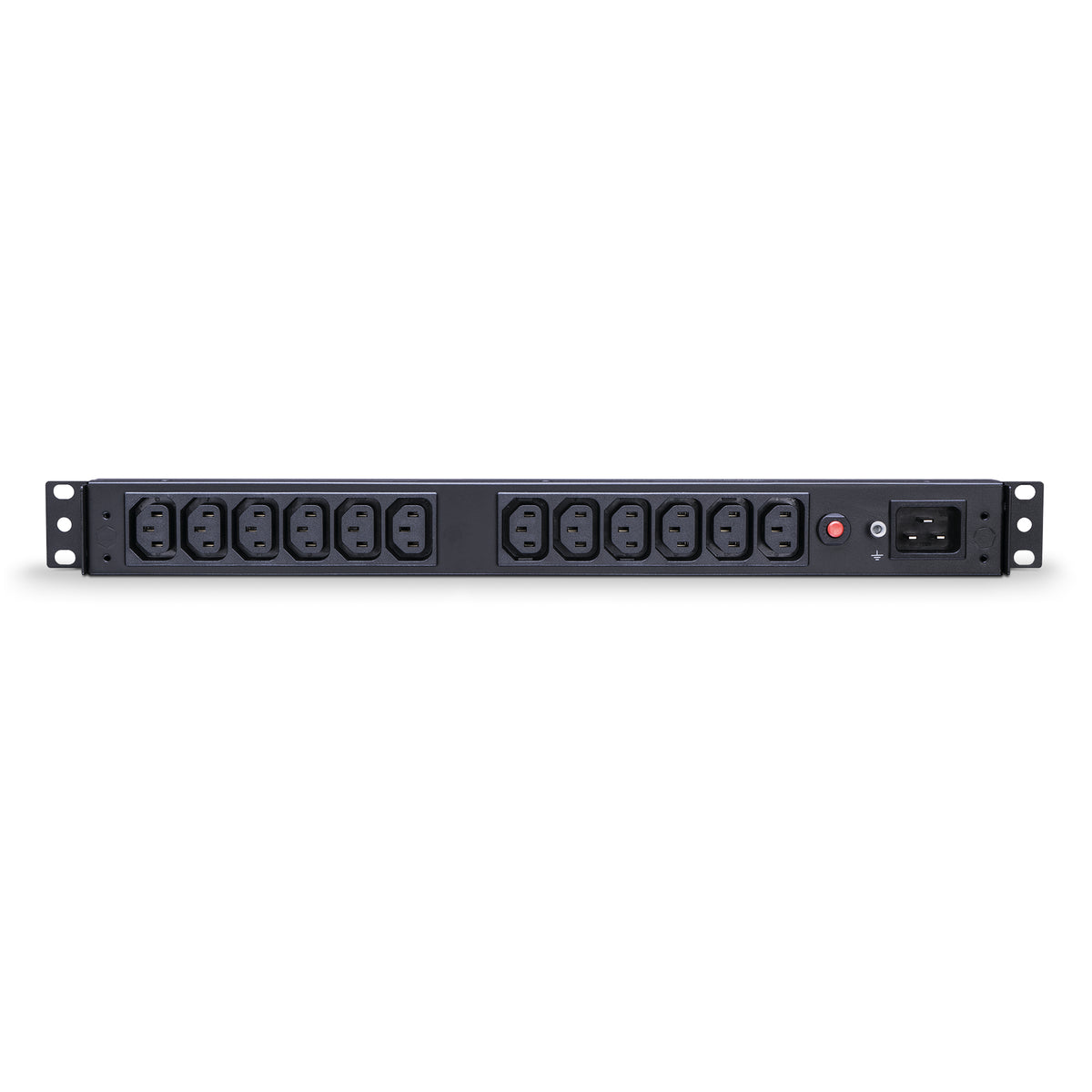 Cyber Power - PDU20BHVIEC12R - 20A (Derated to 16A), 208 - 230 V, 50Hz/60Hz, IEC-320 C20 plug, 12 IEC-320 C13, 1U Rackmount