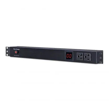 Cyber Power - PDU20M2F12R - 20A (Derated to 16A), 120 V, 50Hz/60Hz, NEMA 5-20P plug, 14 NEMA 5-20R, 1U Rackmount, 15 ft Cord, Limited Lifetime Warranty